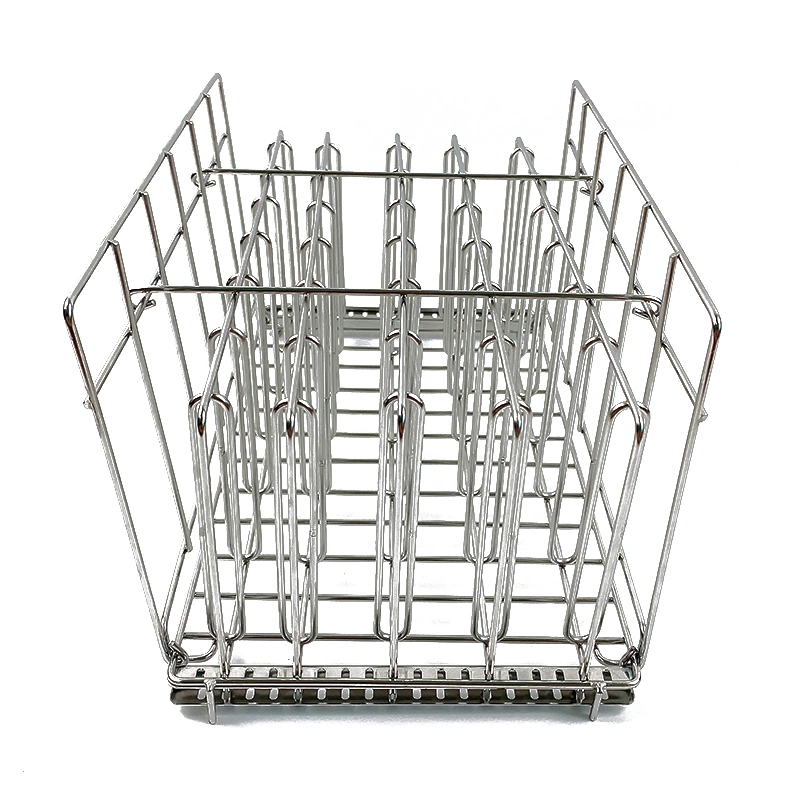 Stainless Steel Sous Vide Rack with Adjustable No-Float Top Bar for Most 12qt Containers