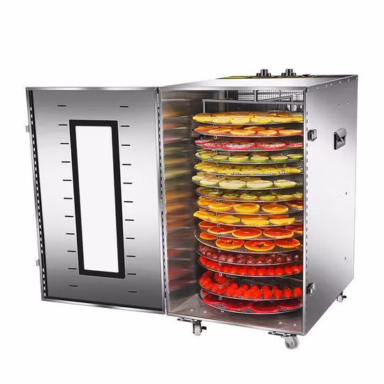 Ginger Stainless Steel Dehydrator Food Fruit Dryer Herbs Commercial Vegetables Dehydration Drying Dehydrator