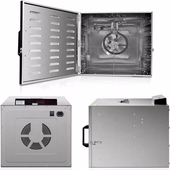 Ginger Stainless Steel Dehydrator Food Fruit Dryer Herbs Commercial Vegetables Dehydration Drying Dehydrator