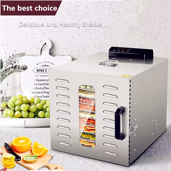 Ginger Stainless Steel Dehydrator Food Fruit Dryer Herbs Commercial Vegetables Dehydration Drying Dehydrator