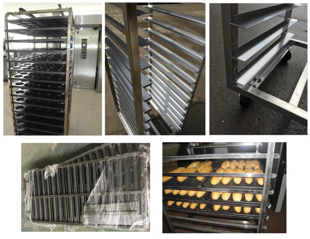 15 Layer Food Dehydrator Tray Trolley Stainless Tray Rack Trolley Drying Carts with Trays